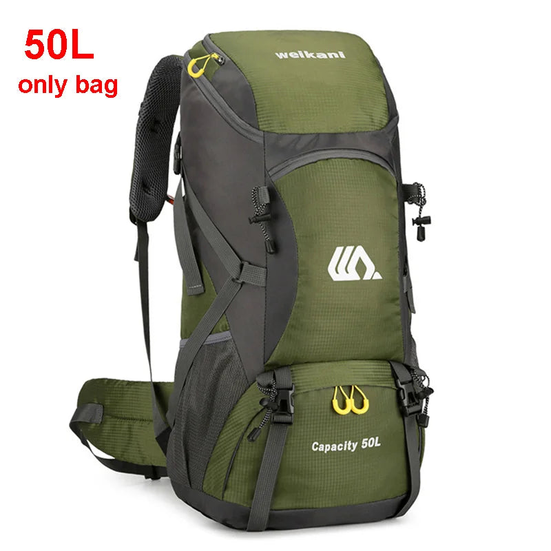 50L Waterproof Hiking Travel Backpack