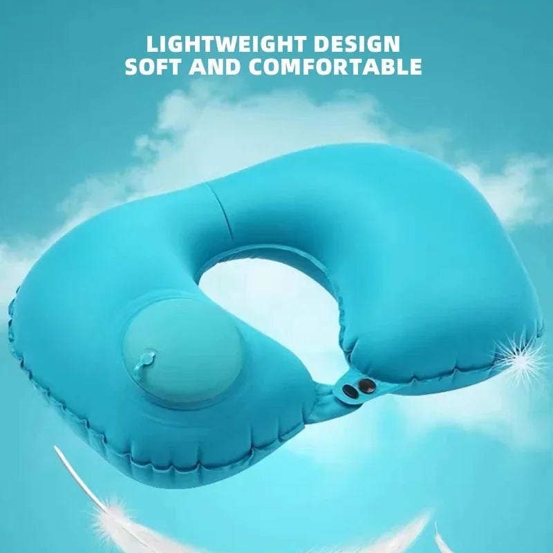 Easy-Inflate Neck Pillow