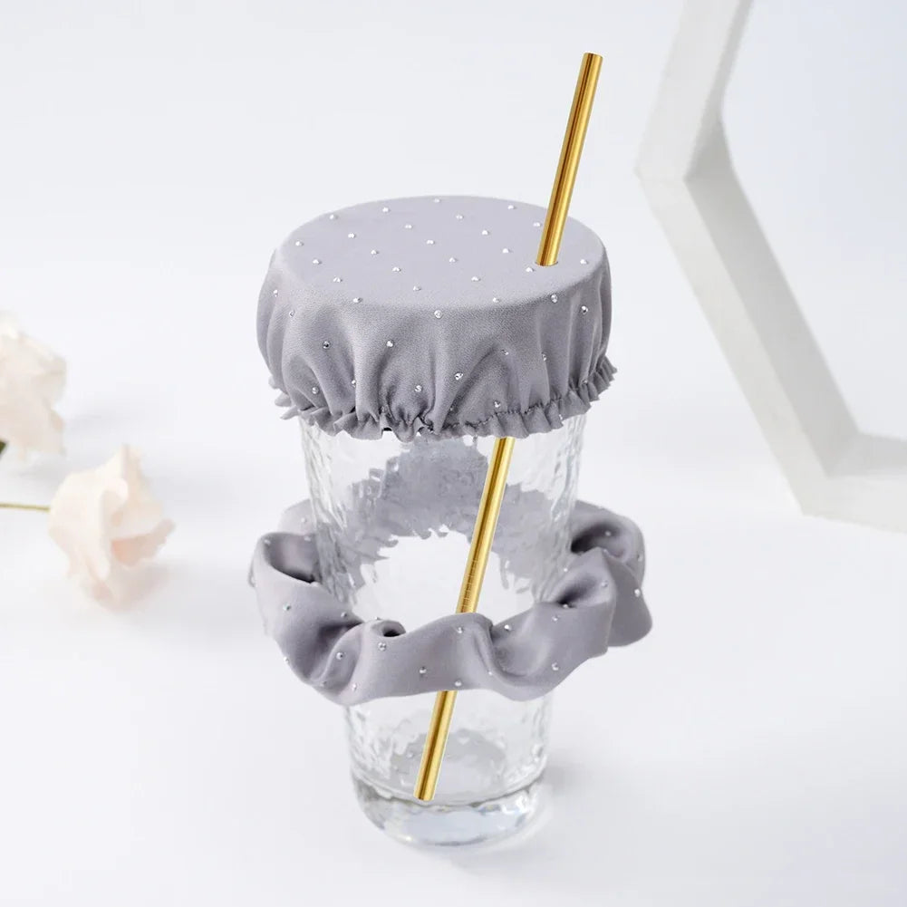 Protective Drink Cover and Hair Scrunchie