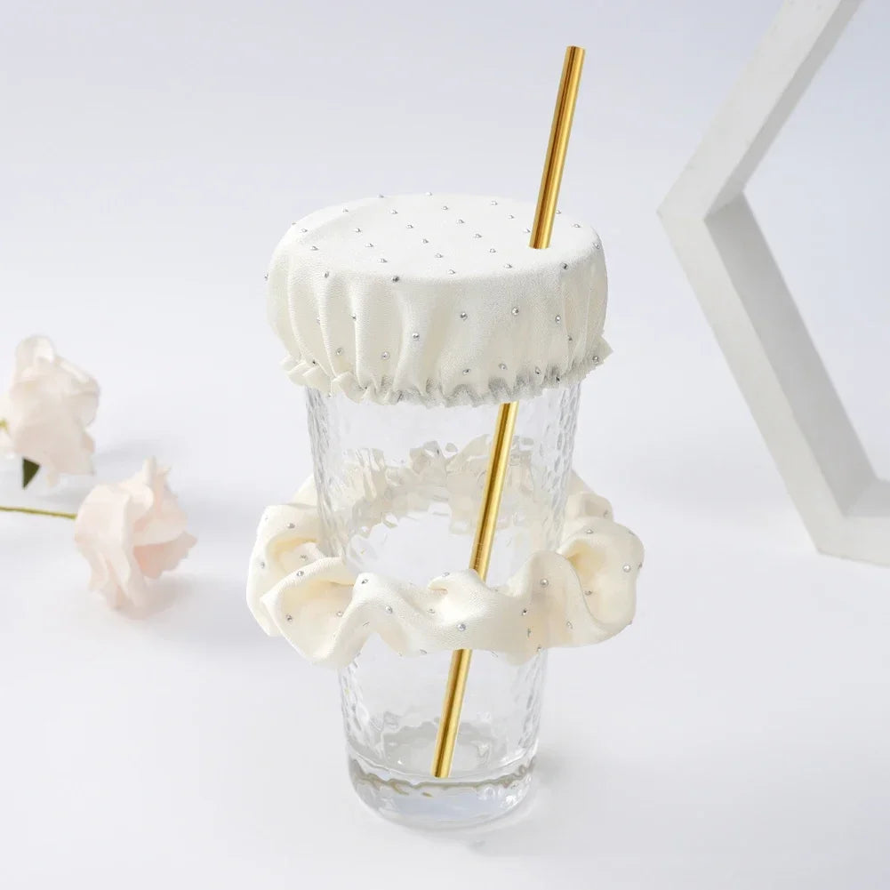 Protective Drink Cover and Hair Scrunchie