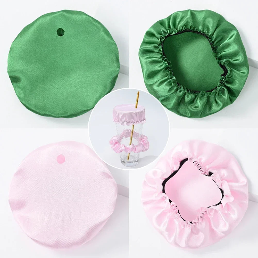 Protective Drink Cover and Hair Scrunchie