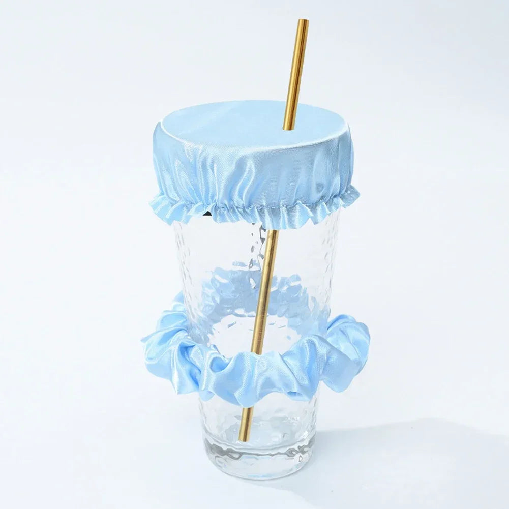 Protective Drink Cover and Hair Scrunchie
