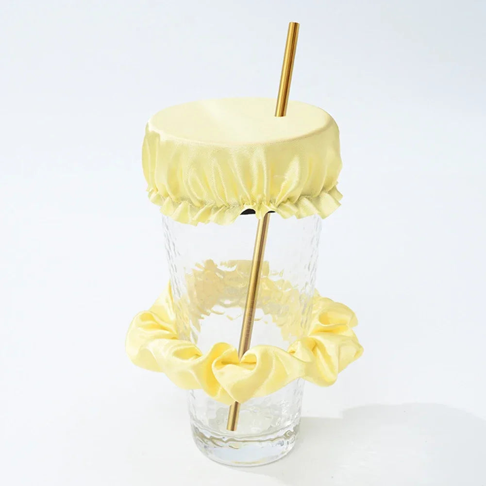 Protective Drink Cover and Hair Scrunchie