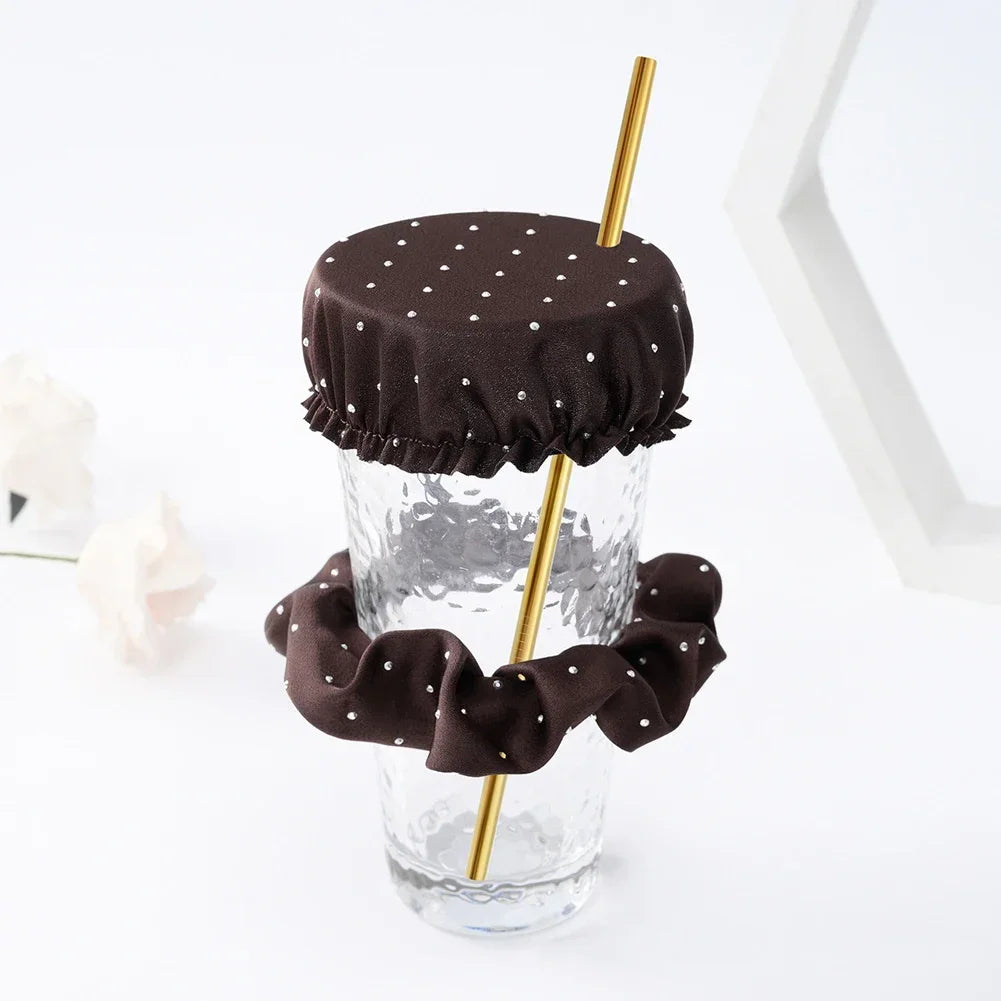 Protective Drink Cover and Hair Scrunchie