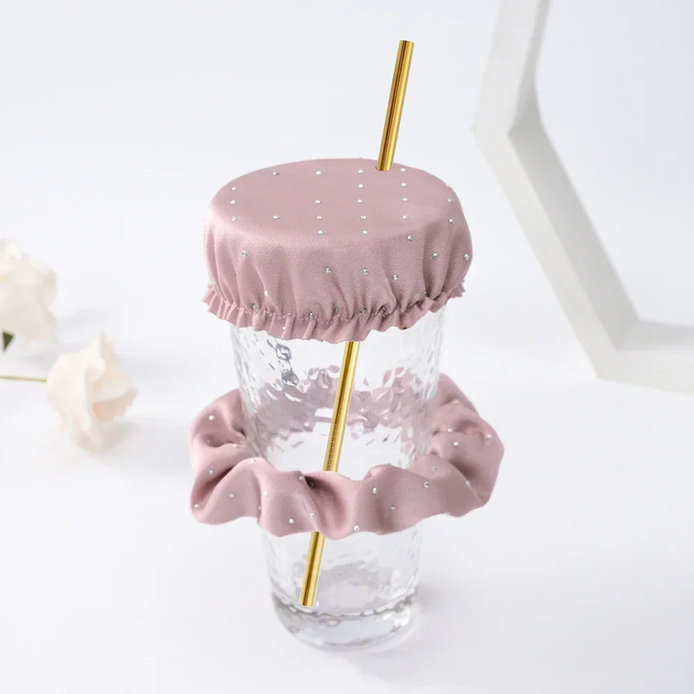 Protective Drink Cover and Hair Scrunchie