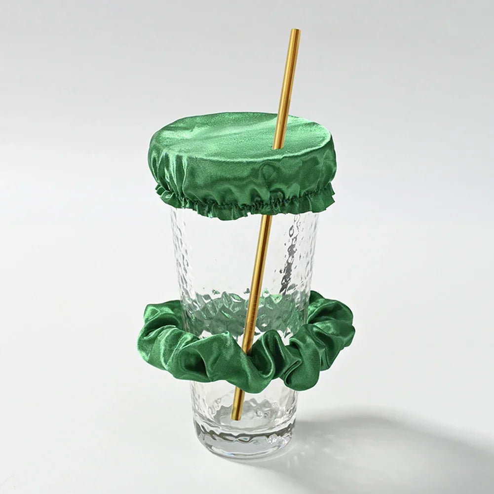 Protective Drink Cover and Hair Scrunchie