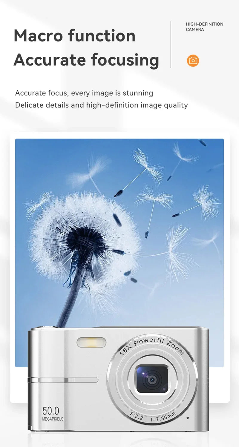 4k HD Digital Video Camera 50MP