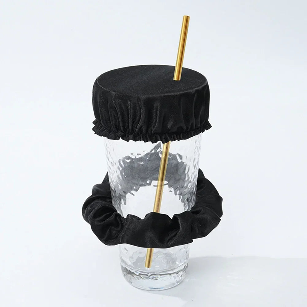 Protective Drink Cover and Hair Scrunchie