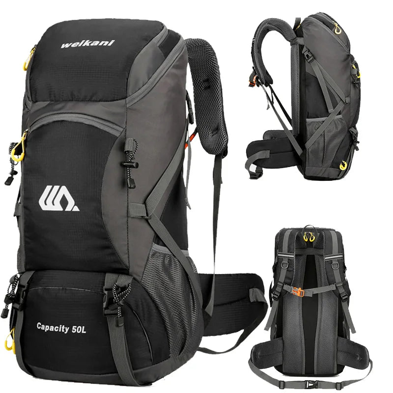50L Waterproof Hiking Travel Backpack