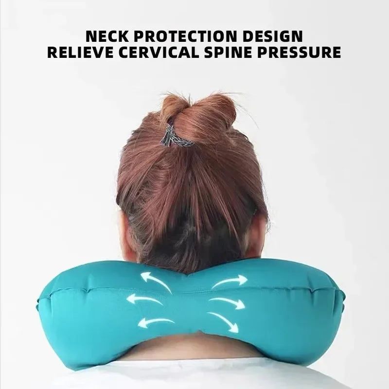 Easy-Inflate Neck Pillow