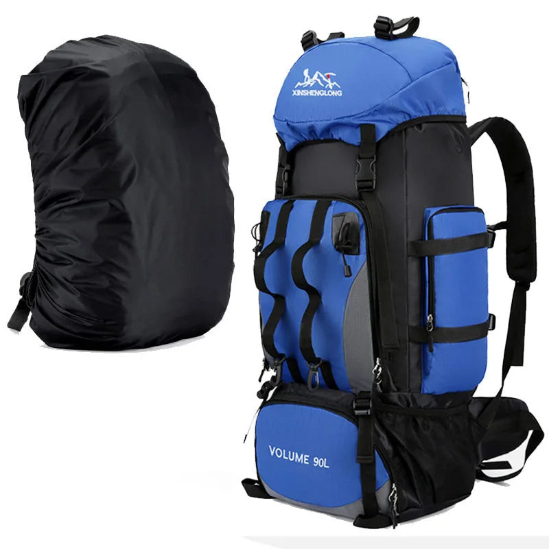 90L Waterproof Hiking Travel Backpack