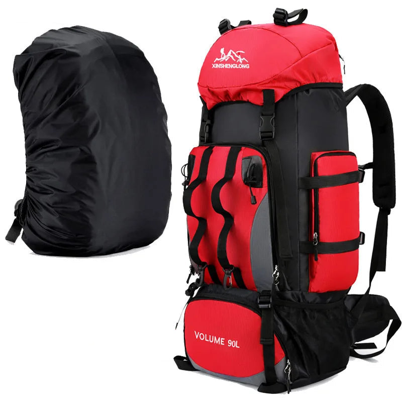 90L Waterproof Hiking Travel Backpack