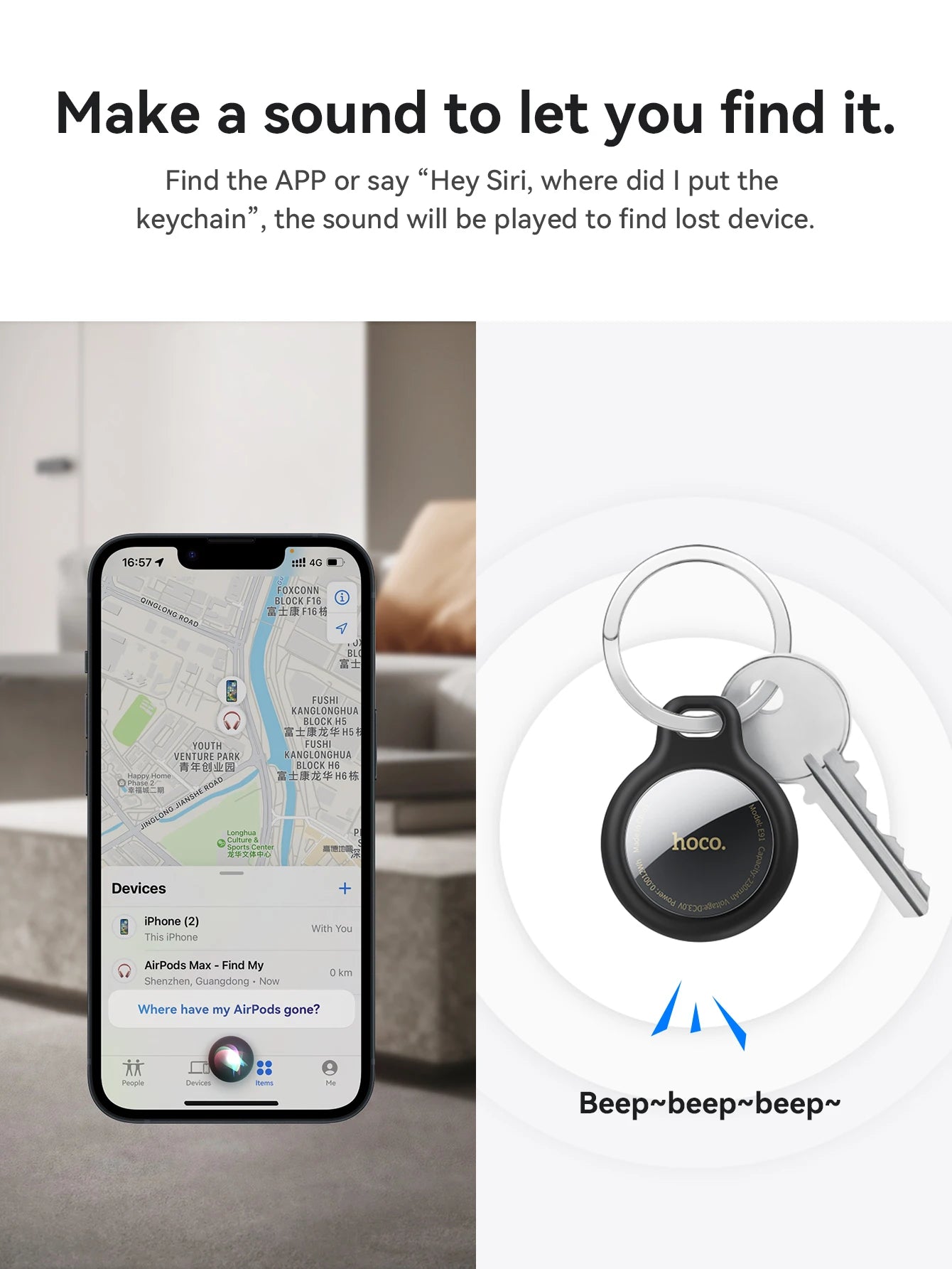 iOS Compatible Smart Tracker and Case