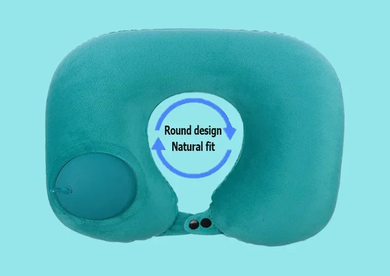Easy-Inflate Neck Pillow