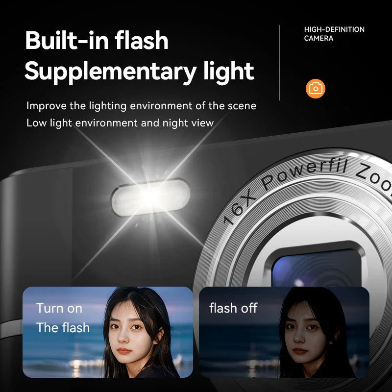 4k HD Digital Video Camera 50MP