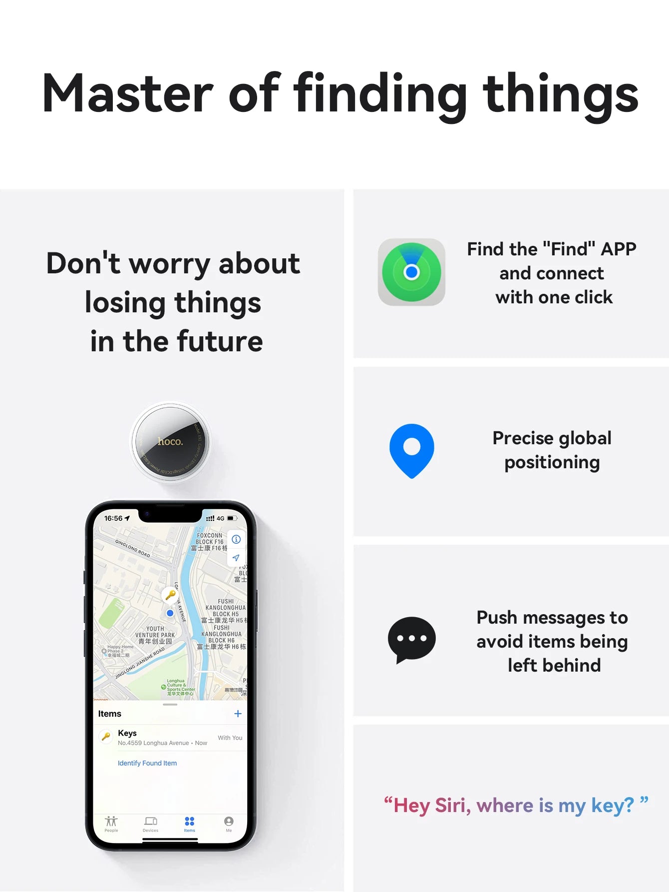 iOS Compatible Smart Tracker and Case